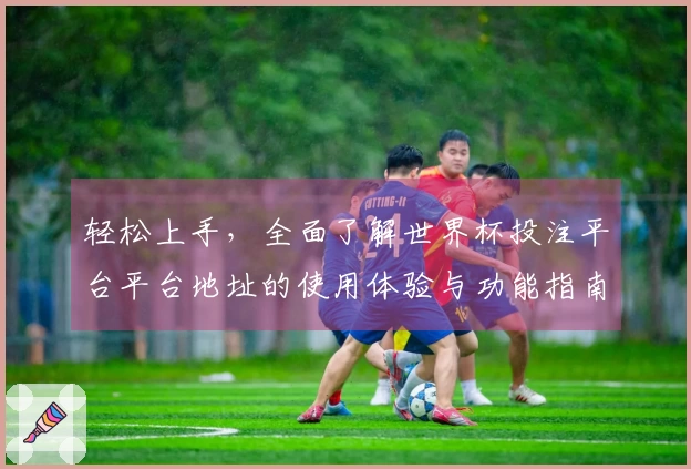 轻松上手，全面了解世界杯投注平台平台地址的使用体验与功能指南